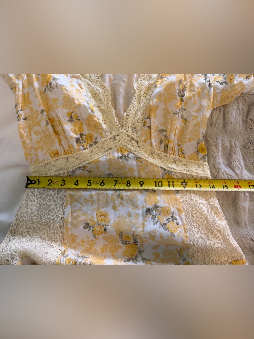 LoveShackFancy Tink Dress in Lemon Daydream floral print sz. 8 - Picture 13 of 13